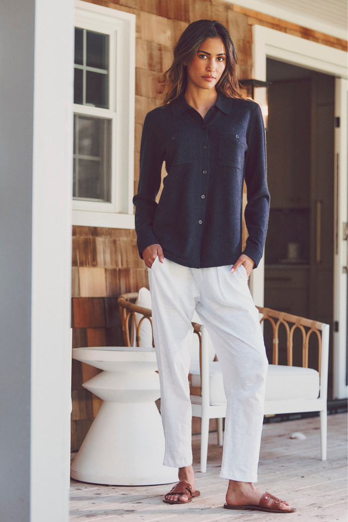 Sunset Pant in Slub Cotton