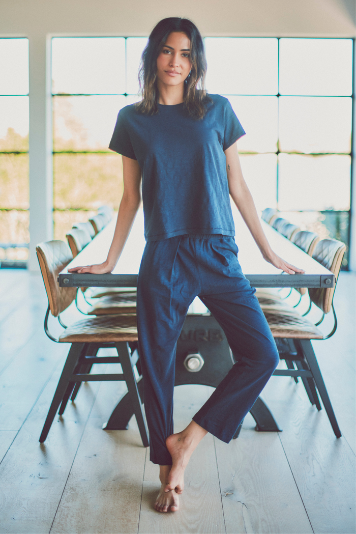 Sunset Pant in Slub Cotton