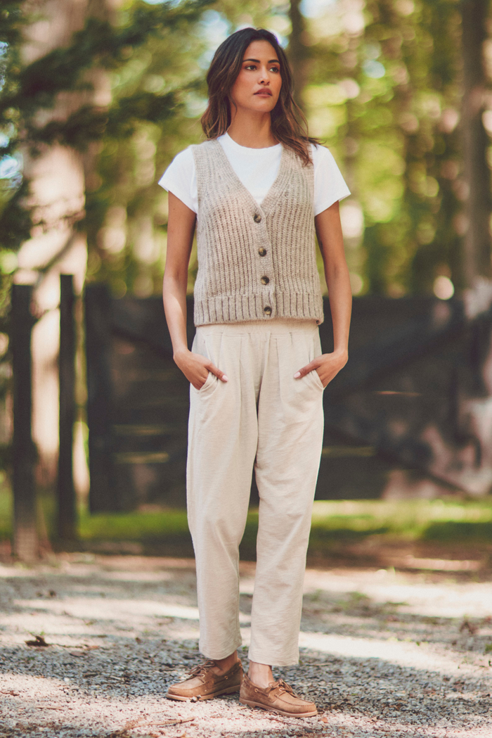 Sunset Pant in Slub Cotton