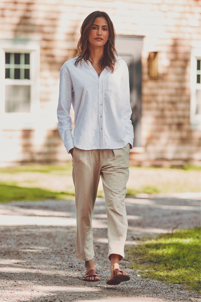 Sunset Pant in Slub Cotton