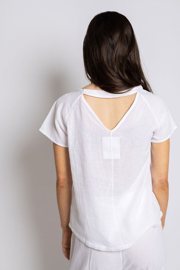 andros open back s/s top