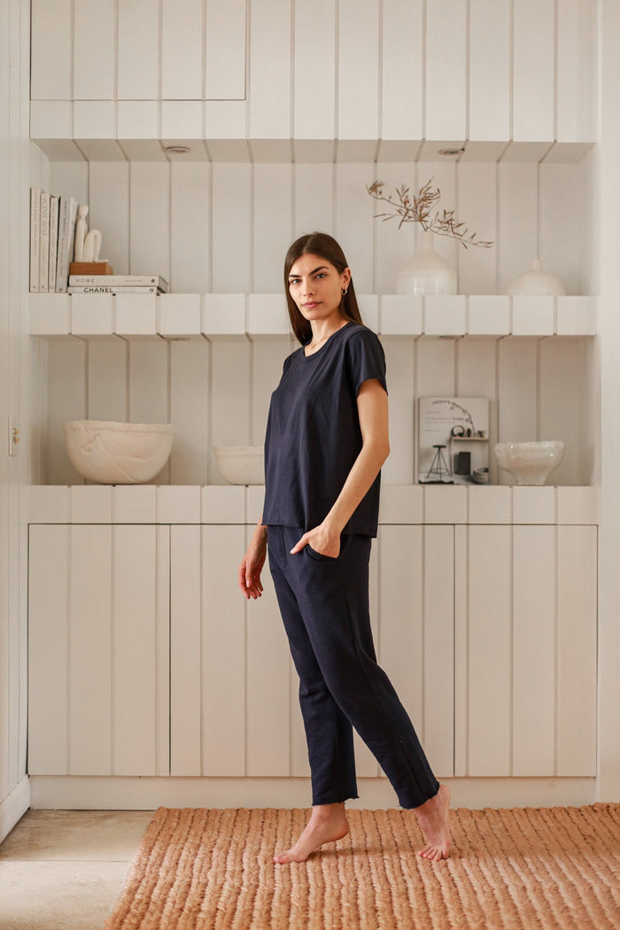 Samantha Raw Edge Tee