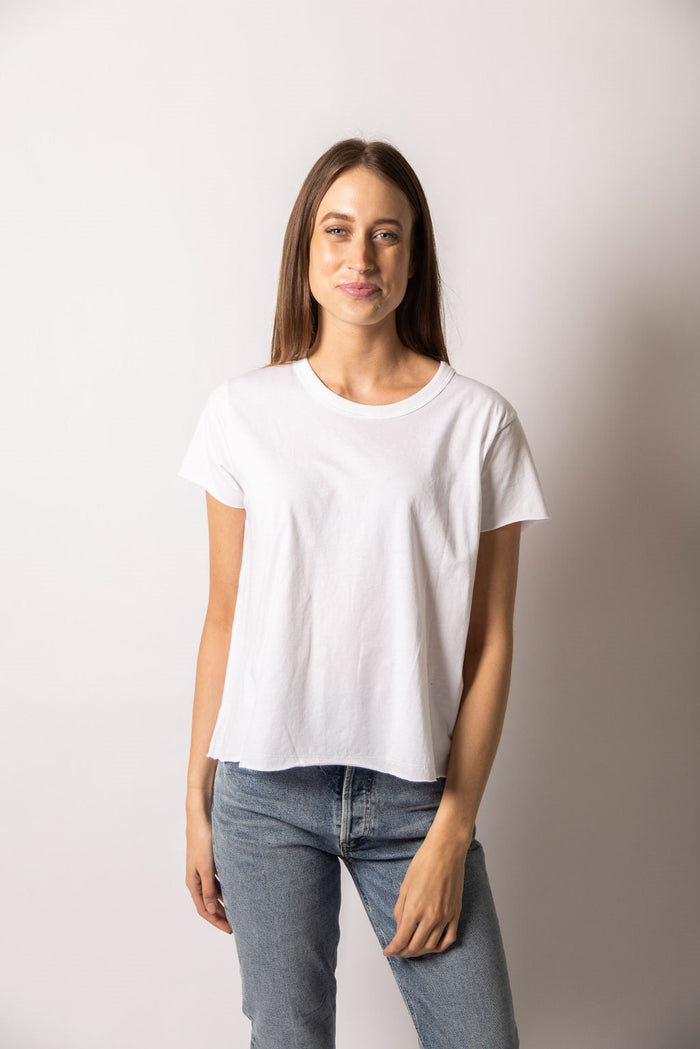 Samantha Raw Edge Tee