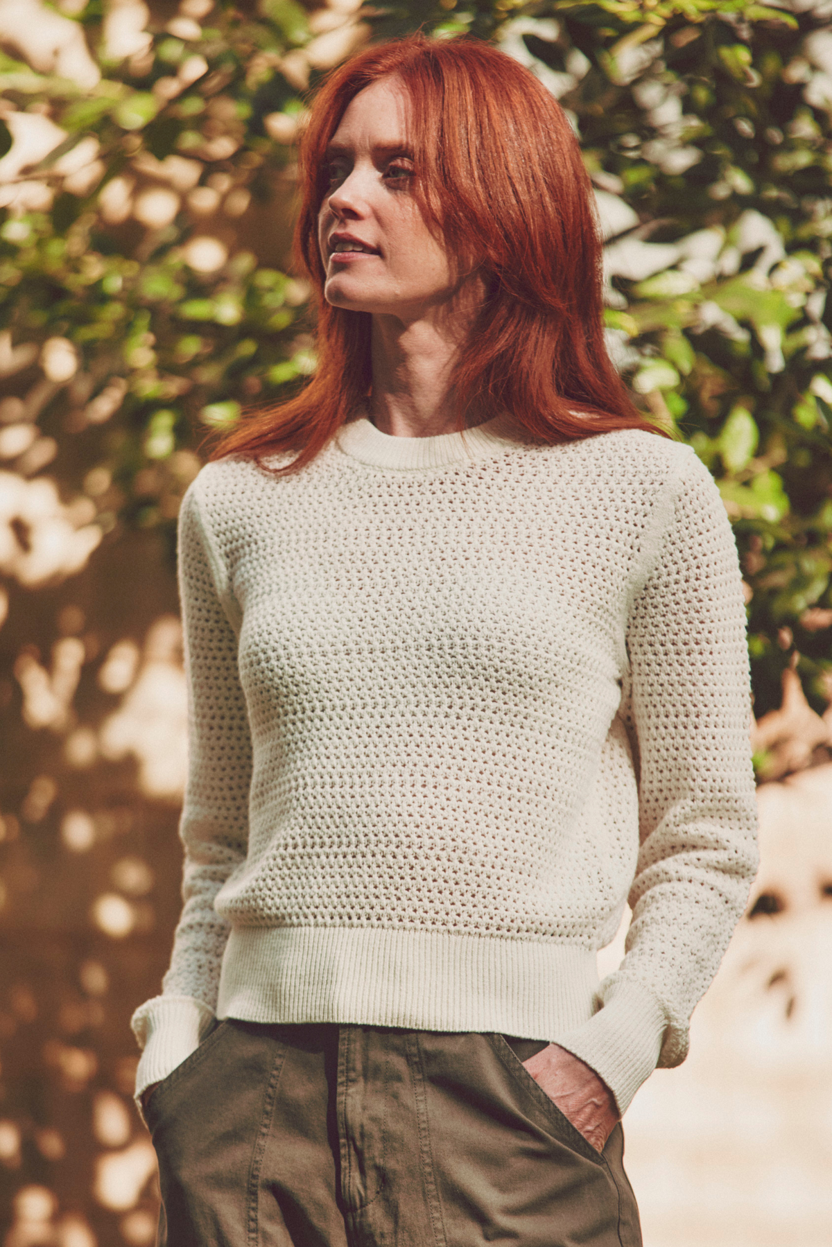 Amherst Mesh Crewneck