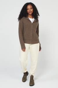 Bay Street Cashmere Zip Up
