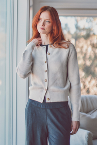 Lila Waffle Cardigan