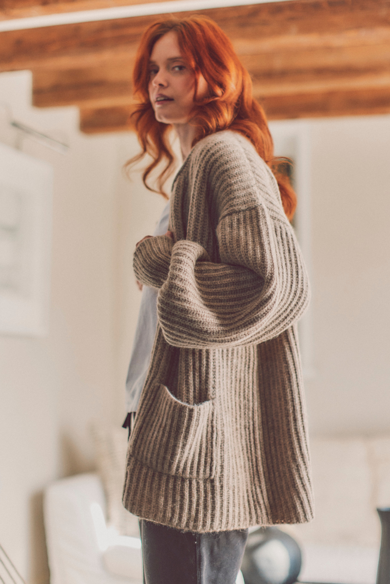 Alpaca Cocoon Cardigan