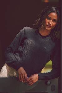 Amherst Mesh Crewneck