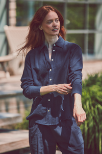 Kelli Gauze Button-Down