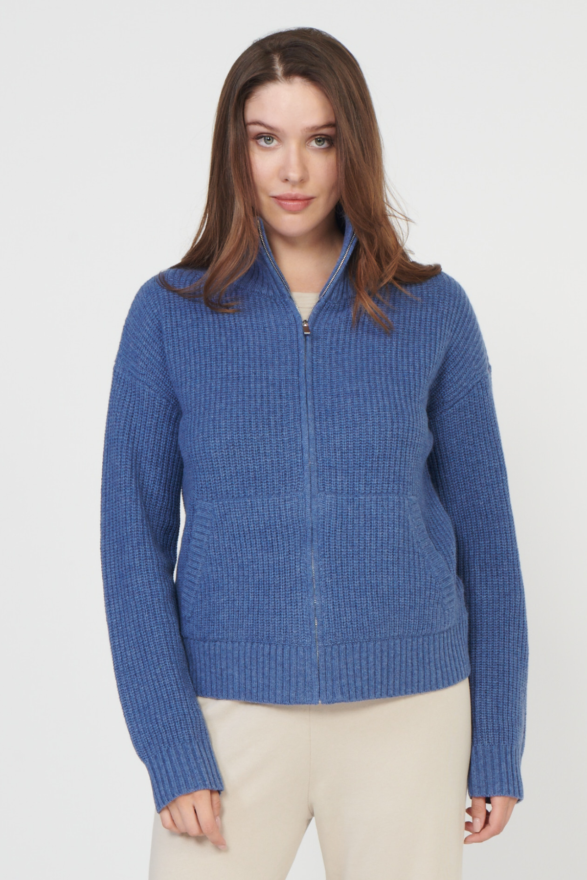 Bay Street Cashmere Zip Up