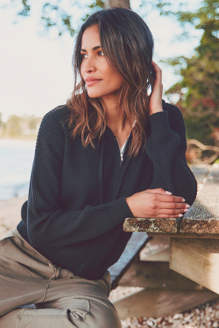 Beach Lane Waffle Hoodie