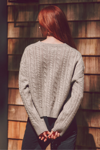 Maidstone Cable V-Neck