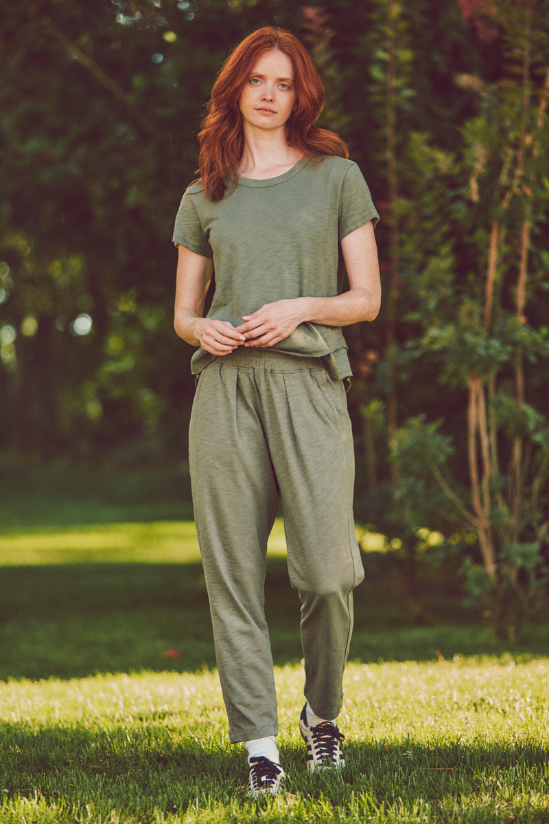 Sunset Pant in Slub Cotton