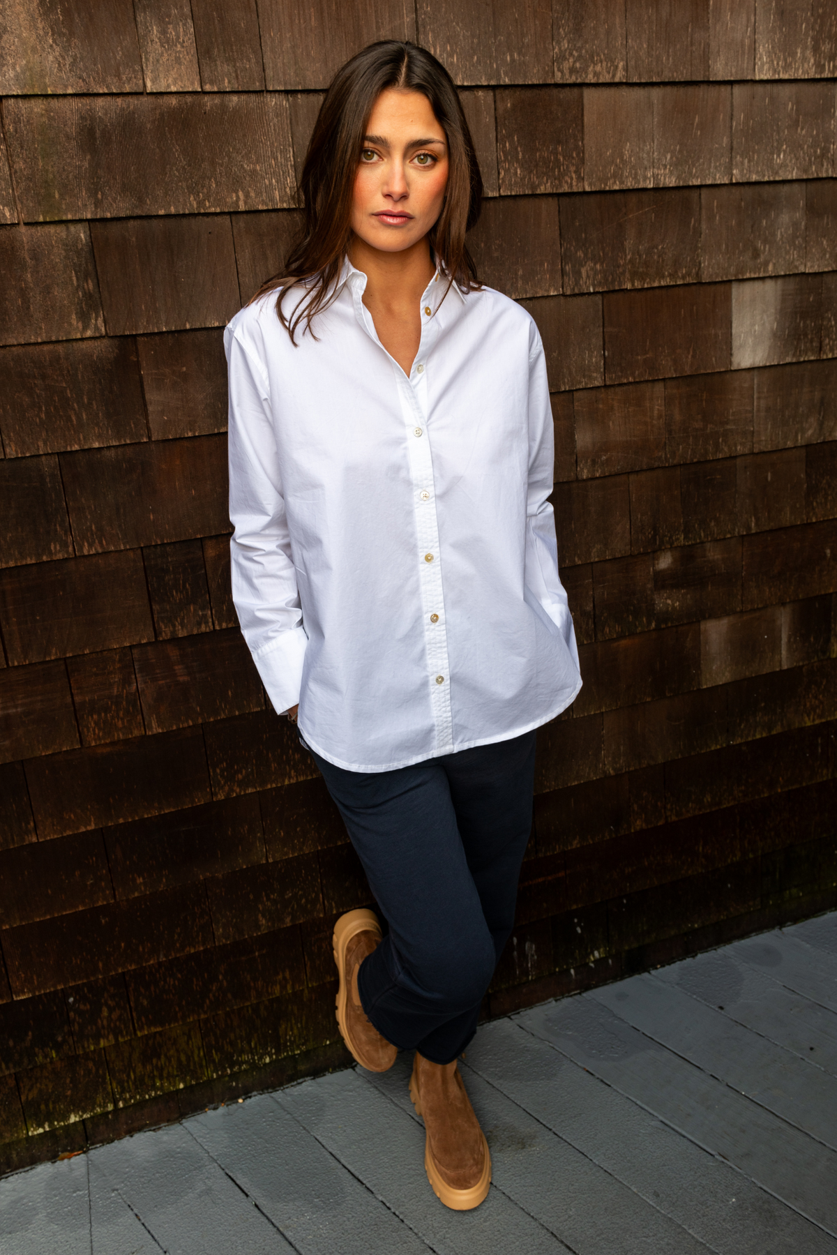 Kelli Poplin Button-Down