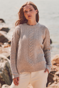 Montauk Cashmere Cable Crew