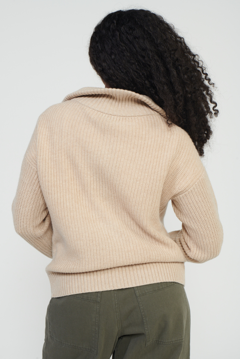 Bay Street Cashmere Zip Up