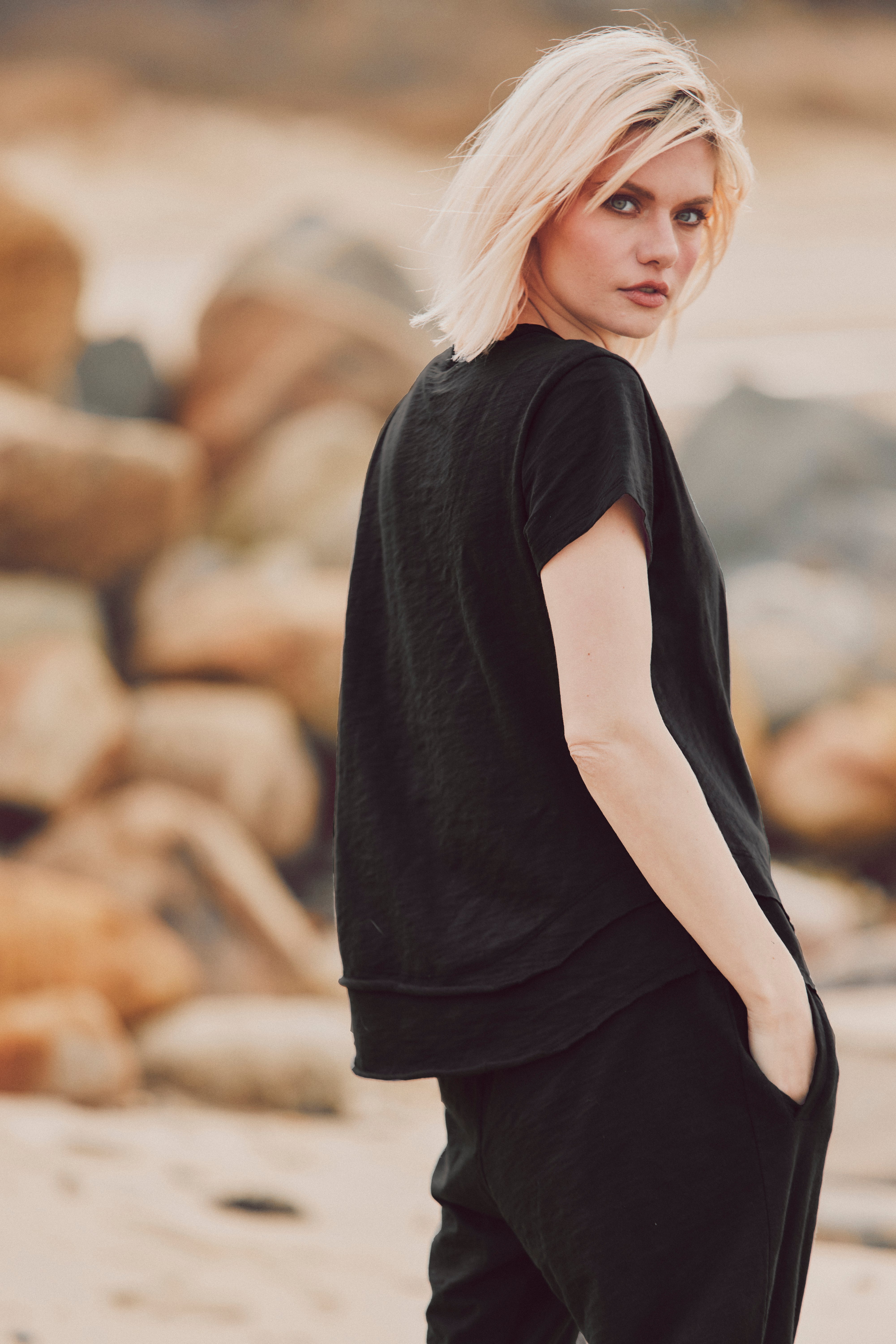 ruffle bottom t shirt