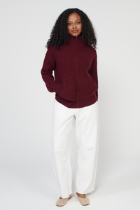 Bay Street Cashmere Zip Up