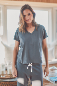 Donnie Boxy V-Neck Tee