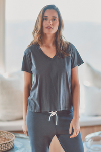 Donnie Boxy V-Neck Tee
