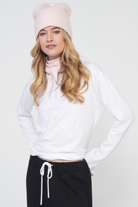 Cashmere Ribbed Beanie