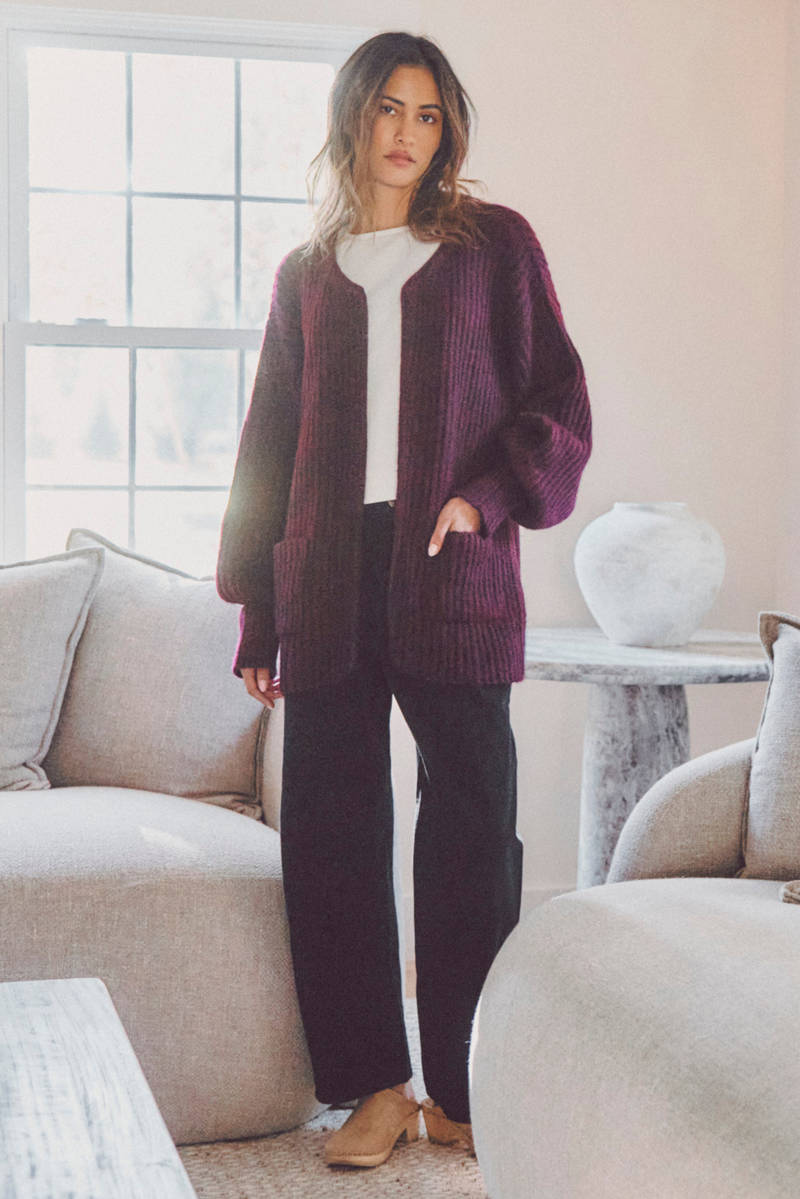Alpaca Cocoon Cardigan
