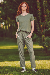 Sunset Pant in Slub Cotton