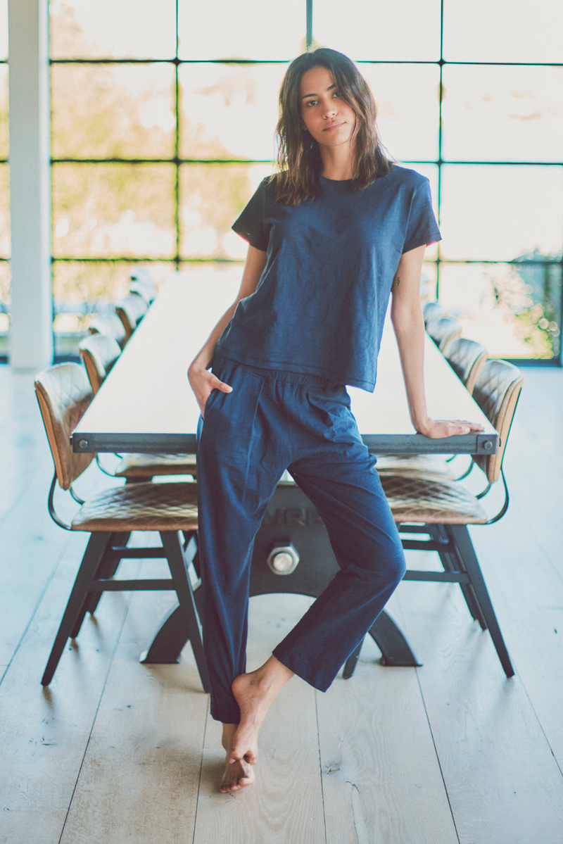 Sunset Pant in Slub Cotton