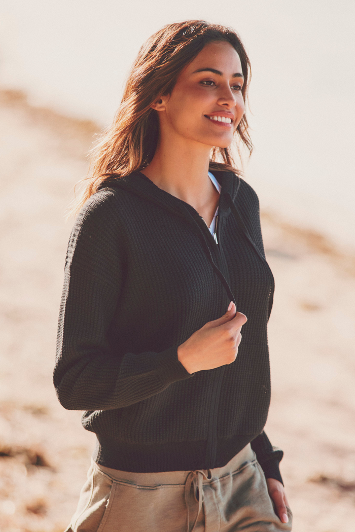 Beach Lane Waffle Hoodie