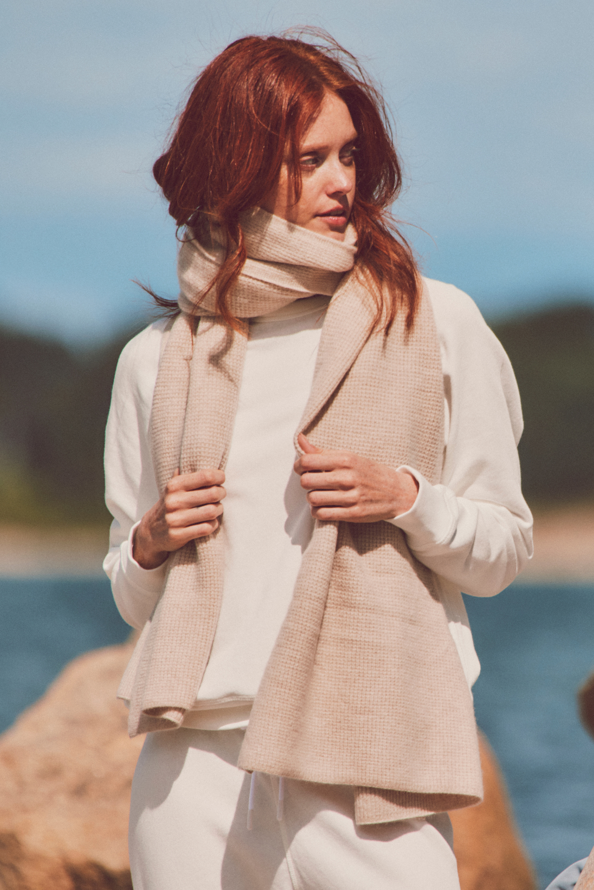 Cashmere Thermal Travel Wrap