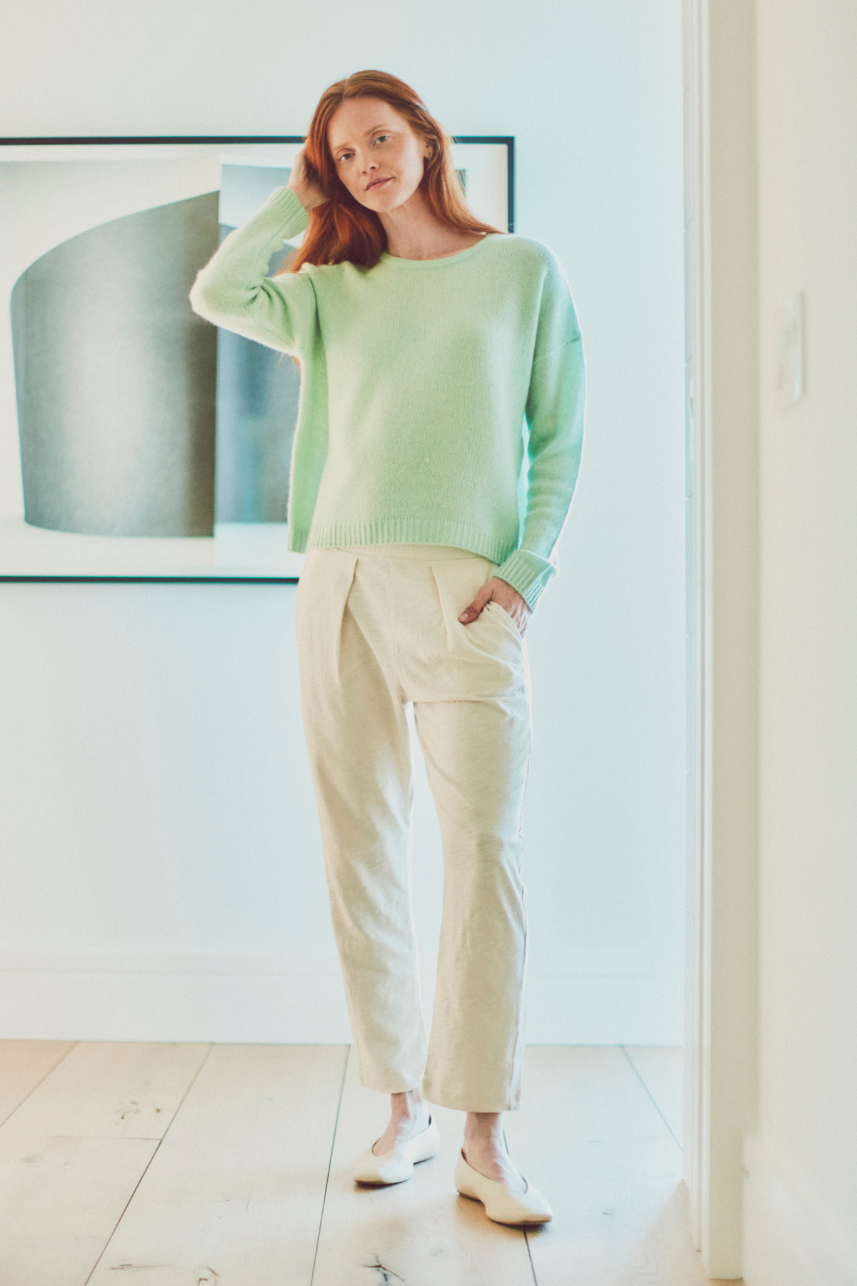 Sunset Pant in Slub Cotton