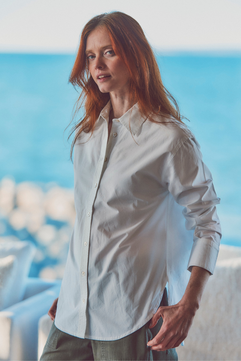 Kelli Poplin Button-Down