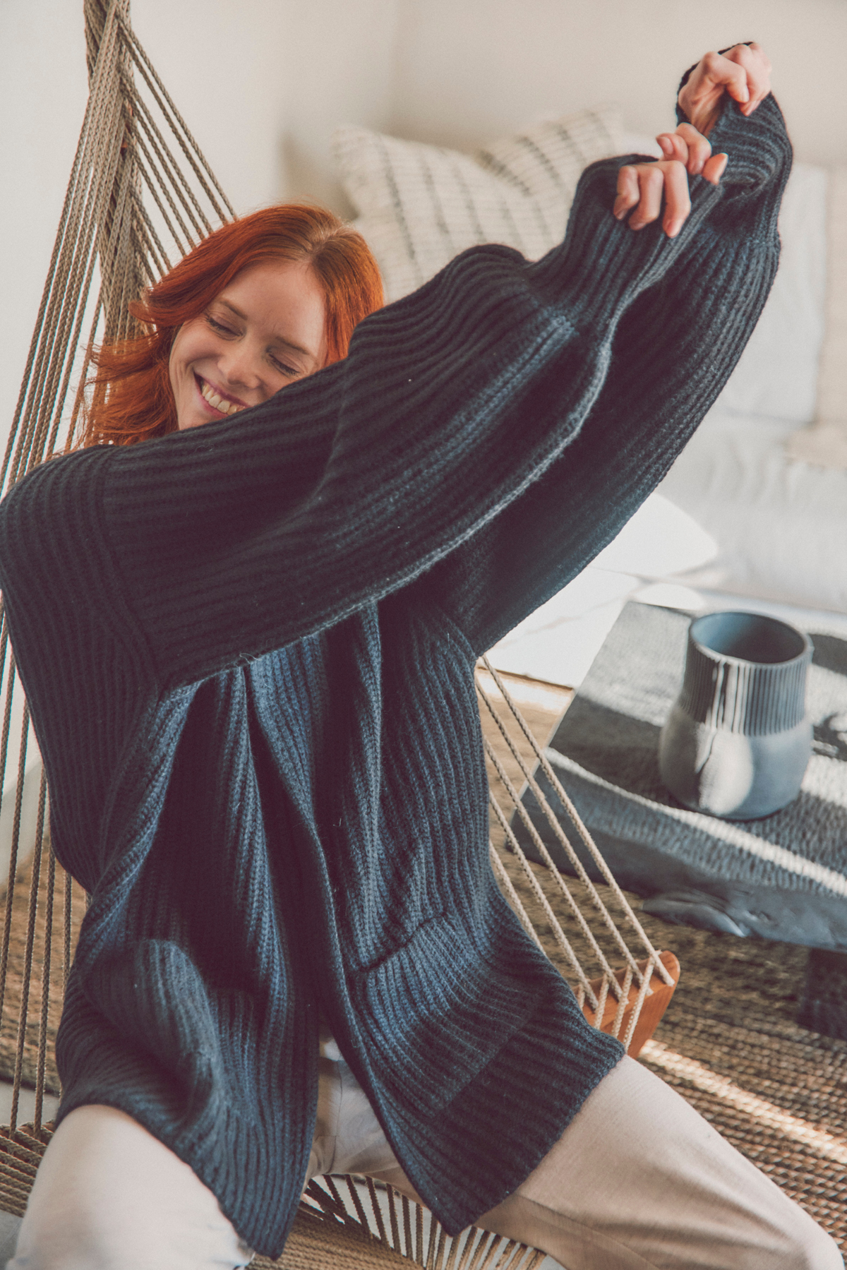 Alpaca Cocoon Cardigan