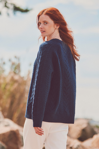 Montauk Cashmere Cable Crew