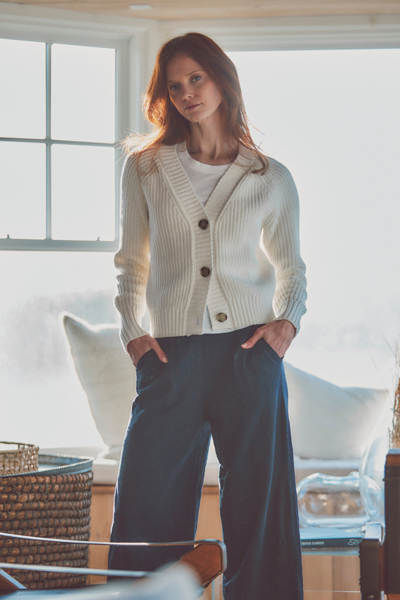 Cropped Cotton Cardigan | Free Shipping $100+ | Leallo Cropped Cotton Cardigan | Free Shipping $100+ | Leallo