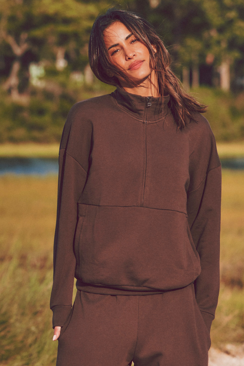 Marine Half Zip Pullover