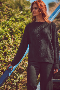 Montauk Cashmere Cable Crew