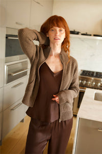 Bay Street Cashmere Zip Up