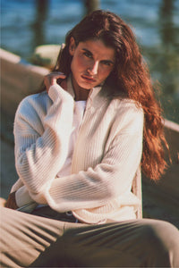 Bay Street Cashmere Zip Up