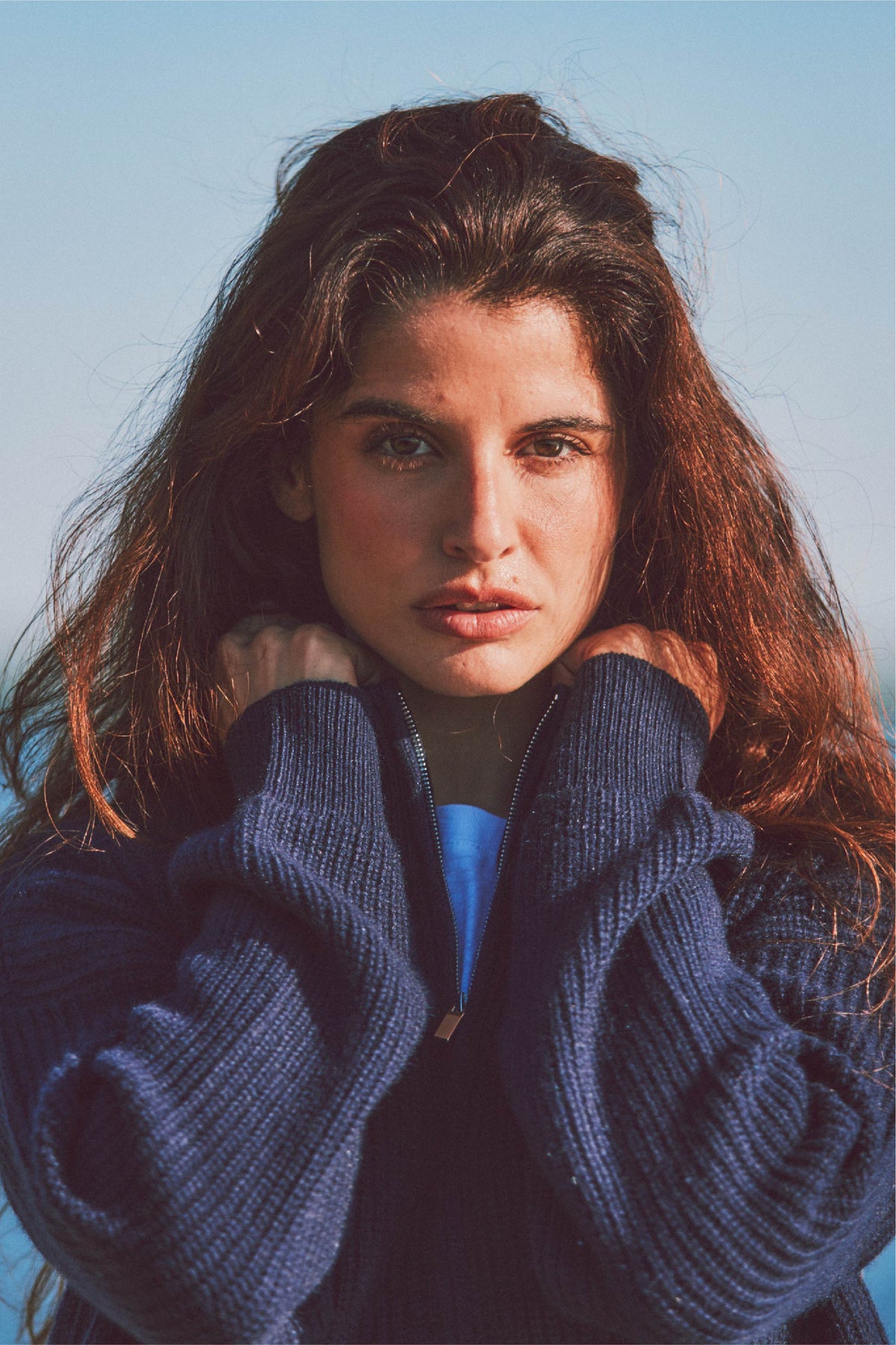 Bay Street Cashmere Zip Up