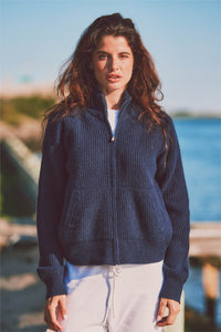 Bay Street Cashmere Zip Up