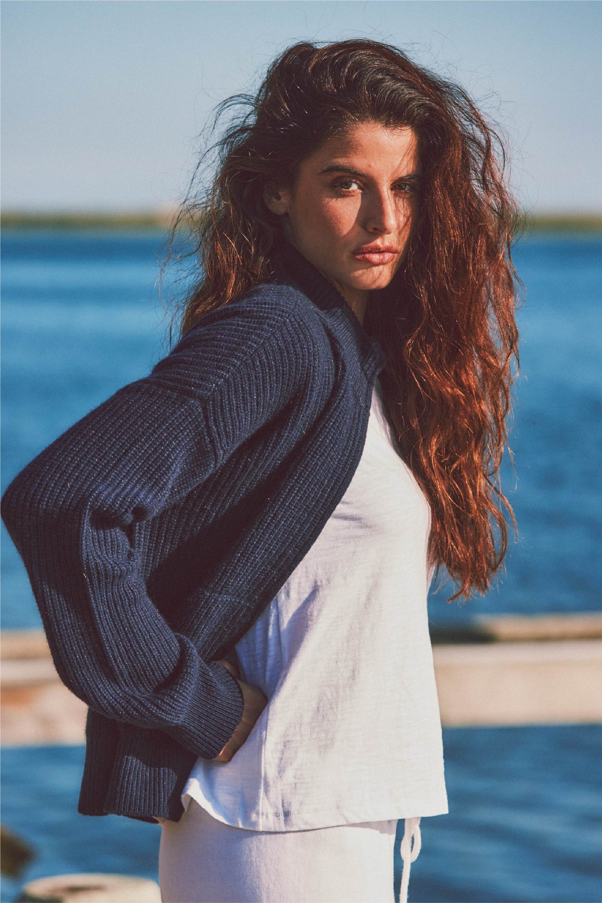 Bay Street Cashmere Zip Up