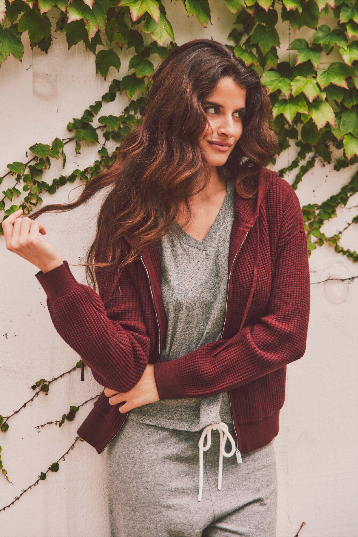 Beach Lane Waffle Hoodie