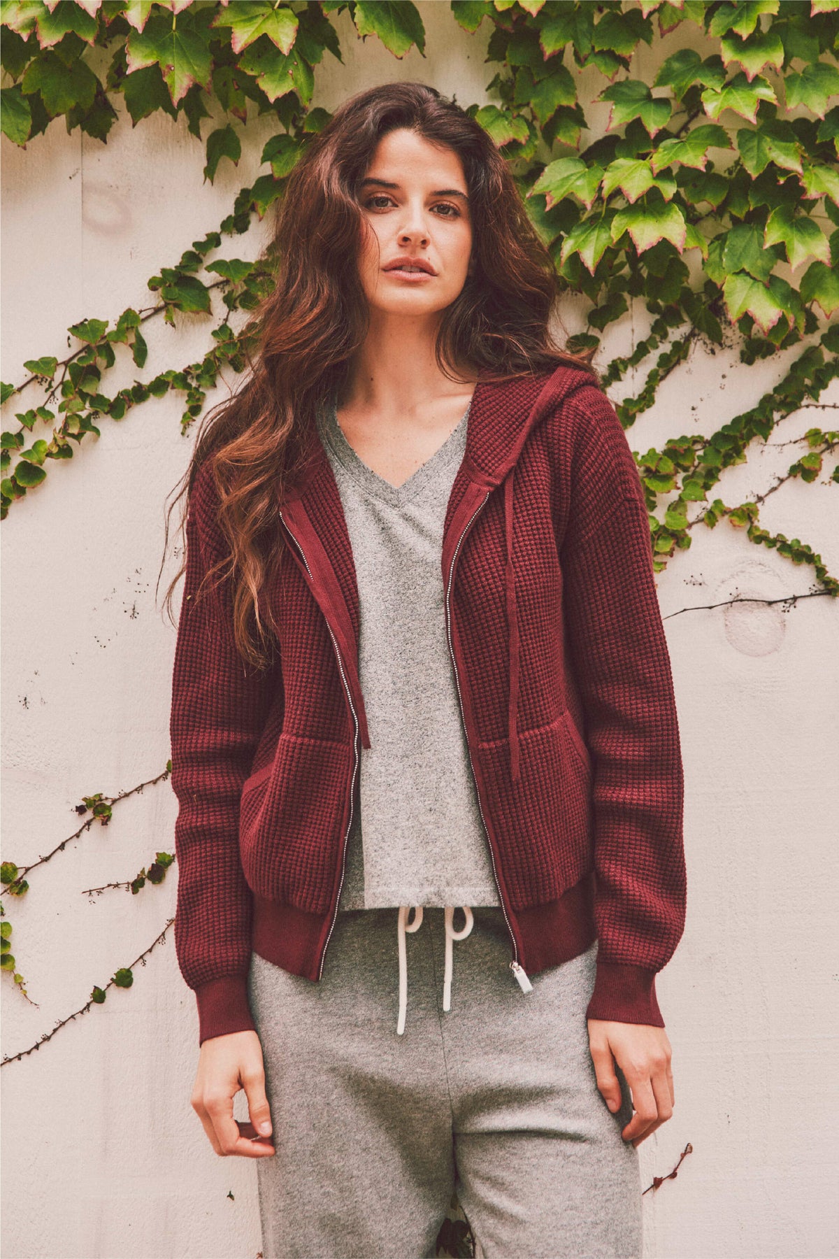 Beach Lane Waffle Hoodie