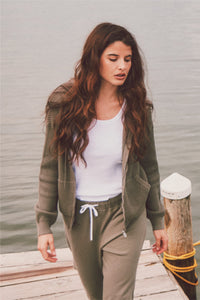 Beach Lane Waffle Hoodie