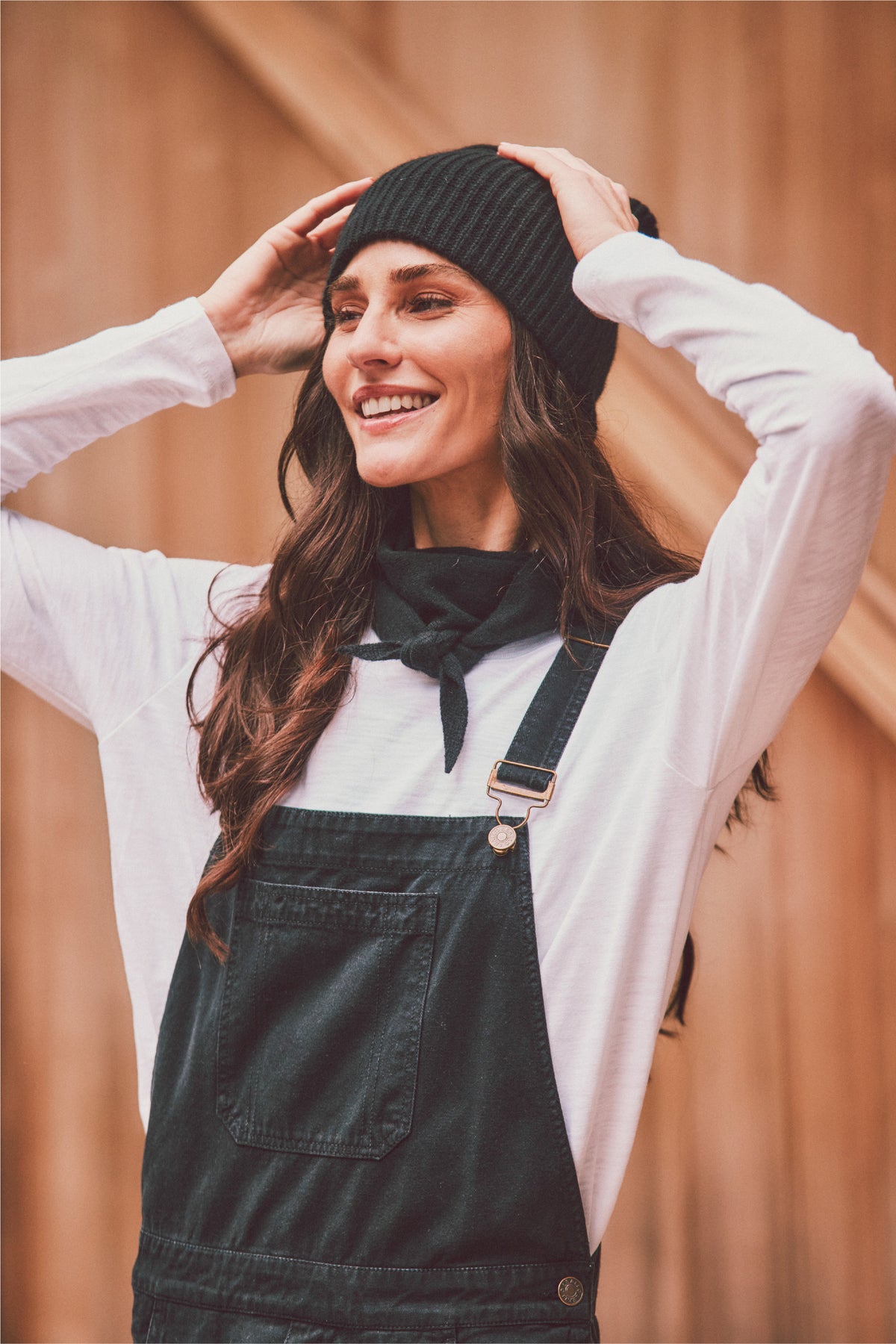 Cashmere Ribbed Beanie