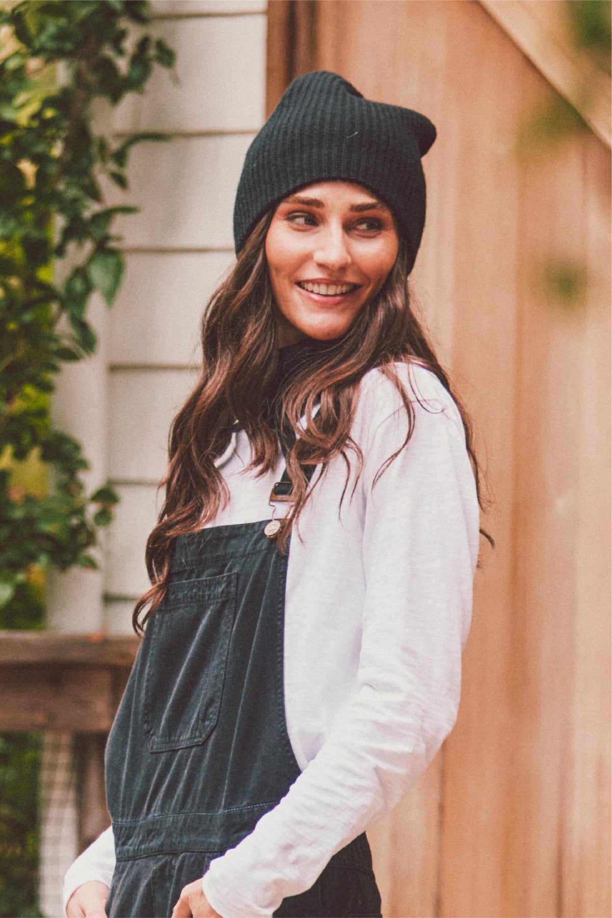 Cashmere Ribbed Beanie