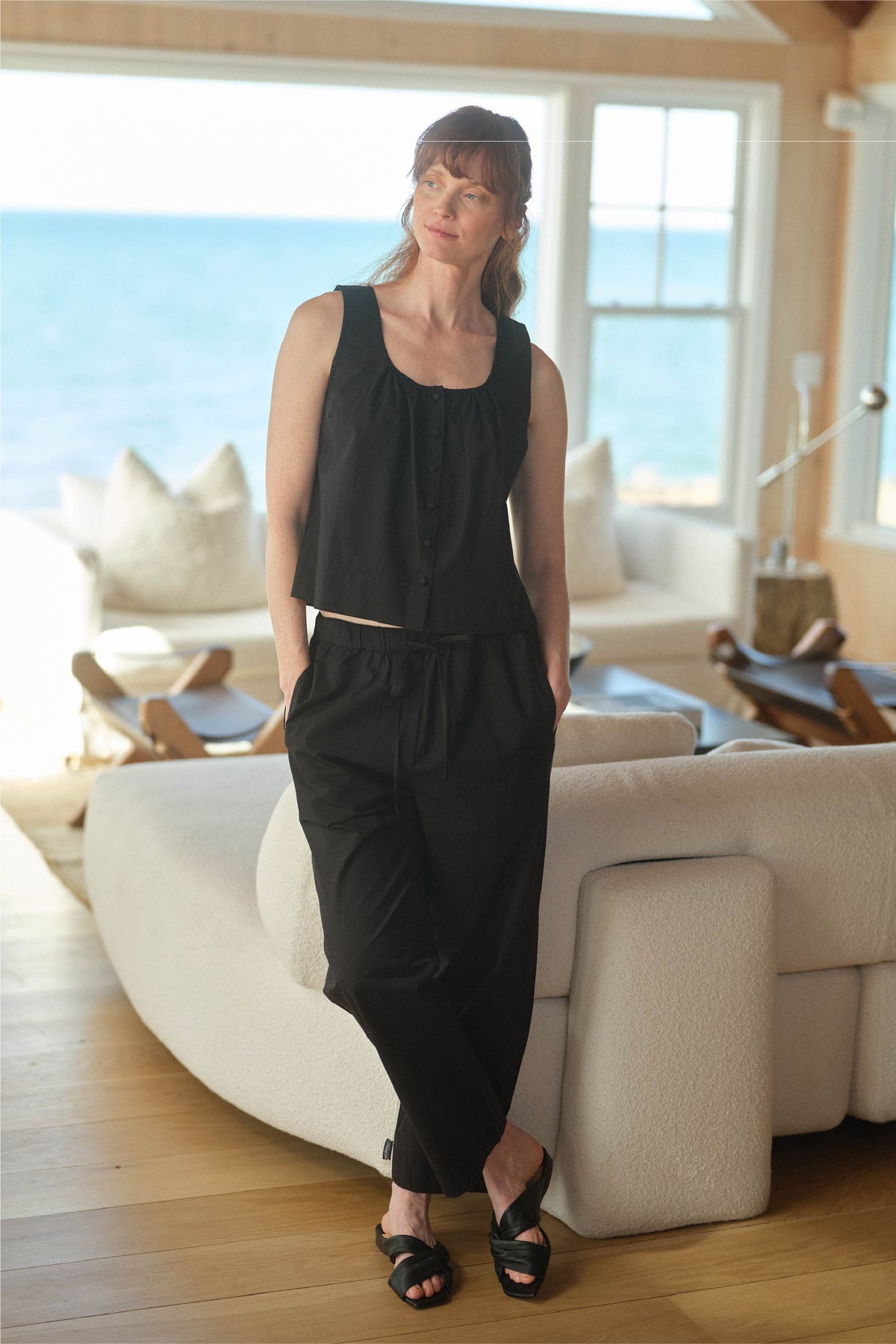 Cleo Tapered Drawstring Pant