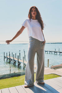 Essex Wide Leg Cashmere Pant