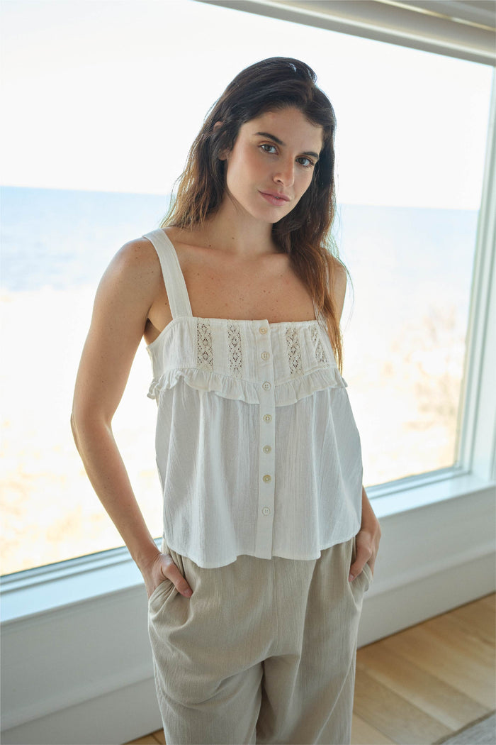 Frankie Top With Lace